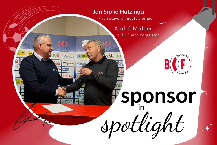 Sponsor in spotlight Van Staveren geeft Energie Businessclub Flevo Boys