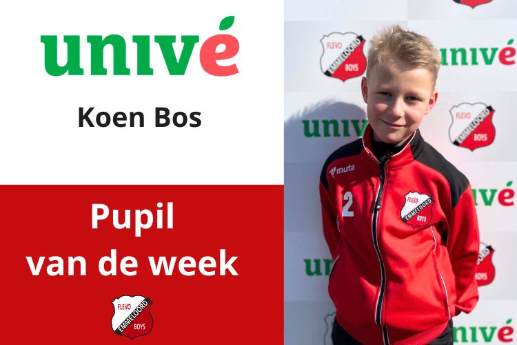 Pupil van de Week: Koen Bos
