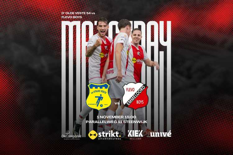 Voorbeschouwing d’Olde Veste – Flevo Boys