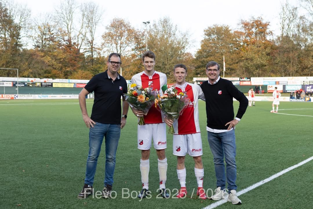 150e wedstrijd voor Marc Reussing en Johan Tiems