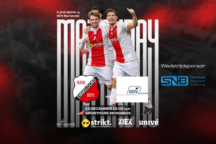 Voorbeschouwing Flevo Boys – SDV Barneveld