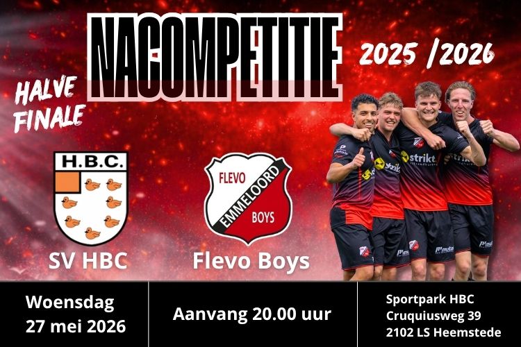 Voorbeschouwing SV HBC – Flevo Boys