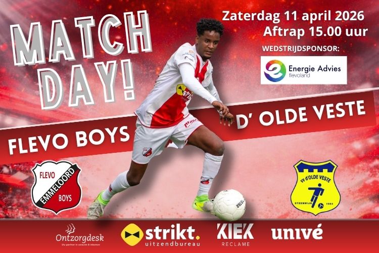 Voorbeschouwing Flevo Boys – d’Olde Veste