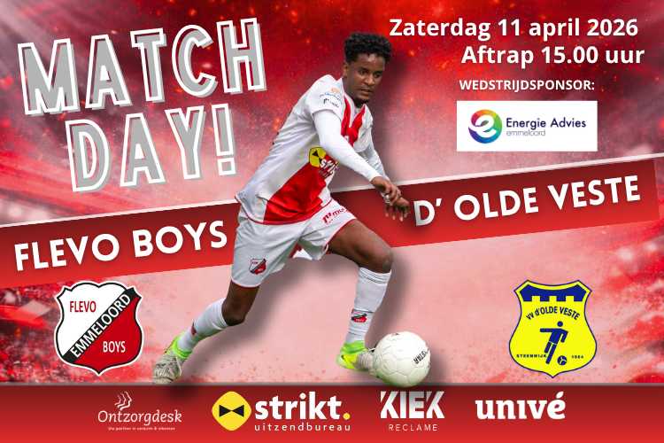 Voorbeschouwing Flevo Boys – d’Olde Veste