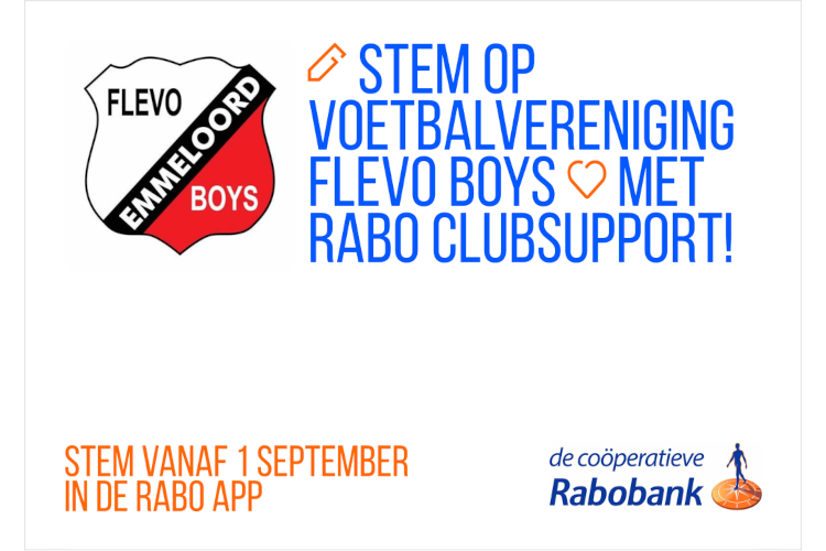 Rabo clubsupport 2025, Jouw stem telt.