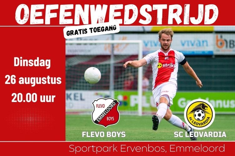 Oefenwedstrijd: Flevo Boys tegen SC Loevardia