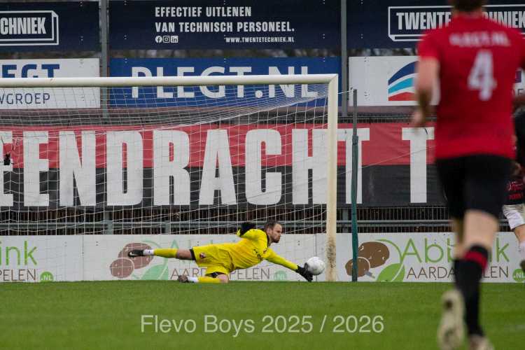Flevo Boys lijdt nipte nederlaag bij DETO