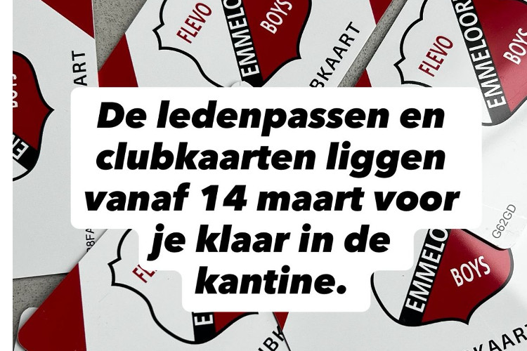 Goed nieuws voor alle leden!