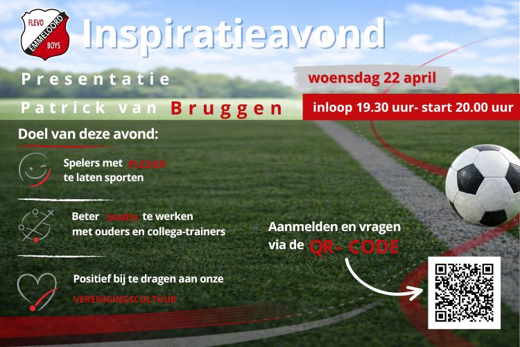 Inspiratieavond met spreker: Patrick van Bruggen