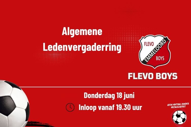 Algemene Ledenvergadering v.v. Flevo Boys