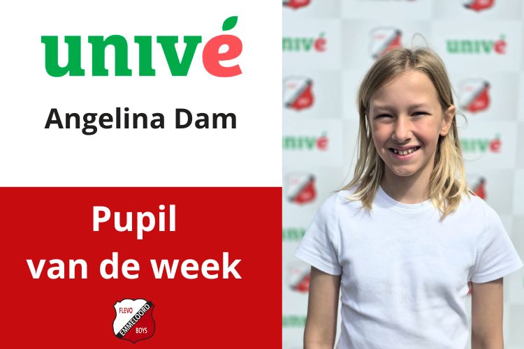 Pupil van de Week &quote;Angelina Dam&quote;
