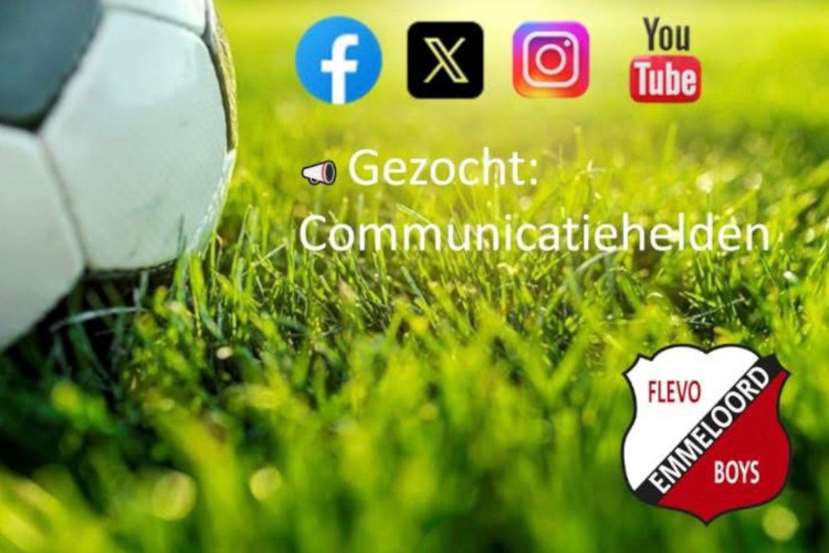 Versterk het PR-team van Flevo Boys!