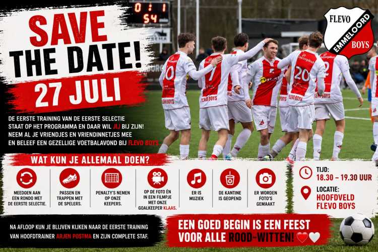 SAVE THE DATE – 27 JULI!