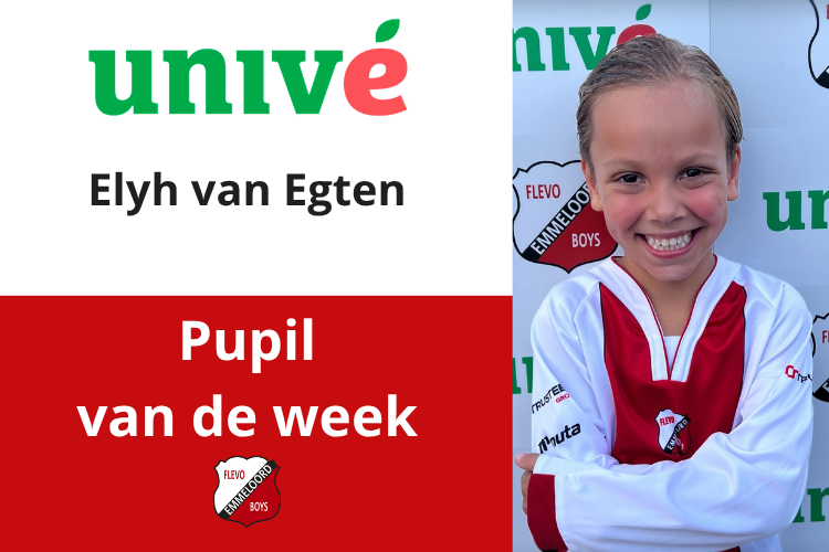 Pupil van de week: Elyh van Egten