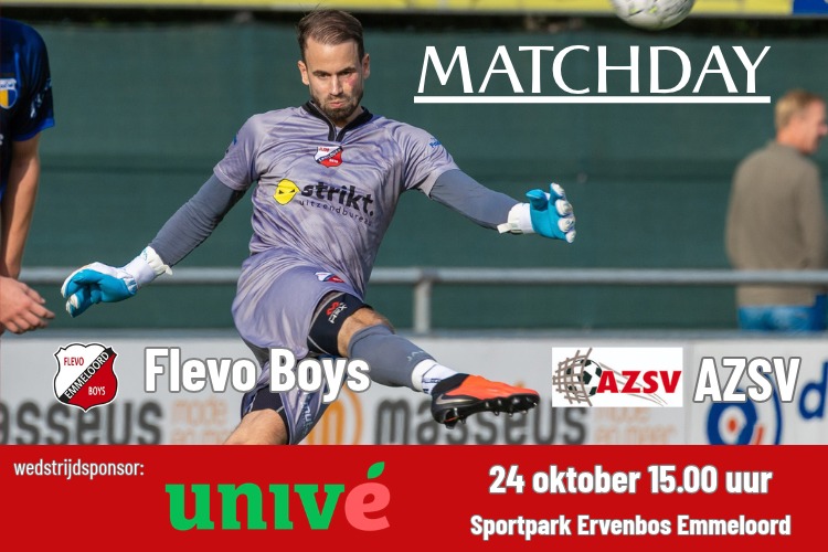 Voorbeschouwing Flevo Boys – AZSV