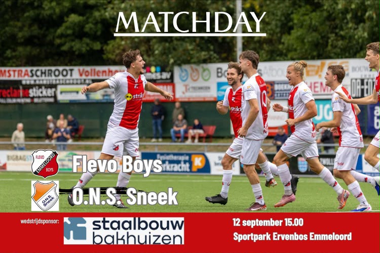 Voorbeschouwing Flevo Boys – ONS Sneek