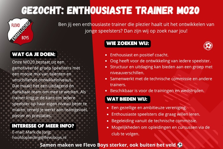Ben jij die enthousiaste trainer!