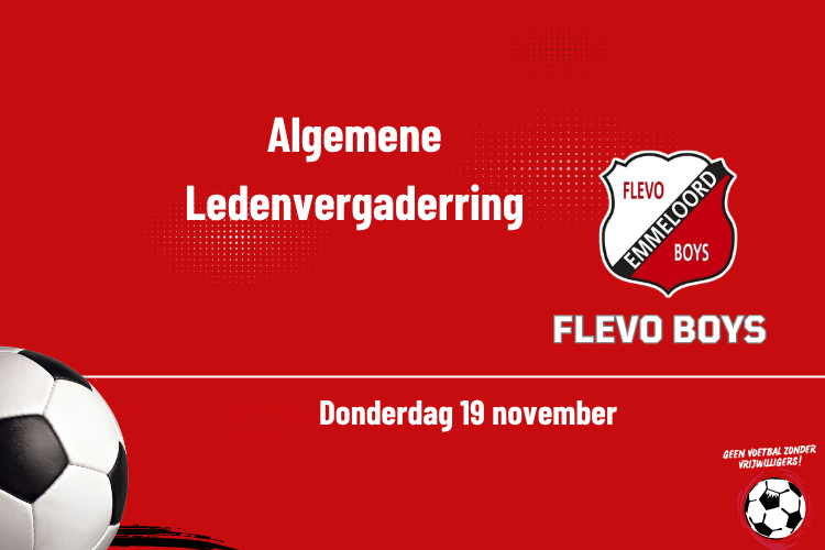 Algemene Ledenvergadering v.v. Flevo Boys