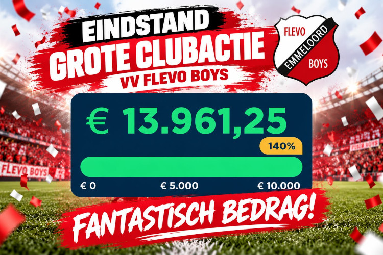 Eindstand Grote Clubactie