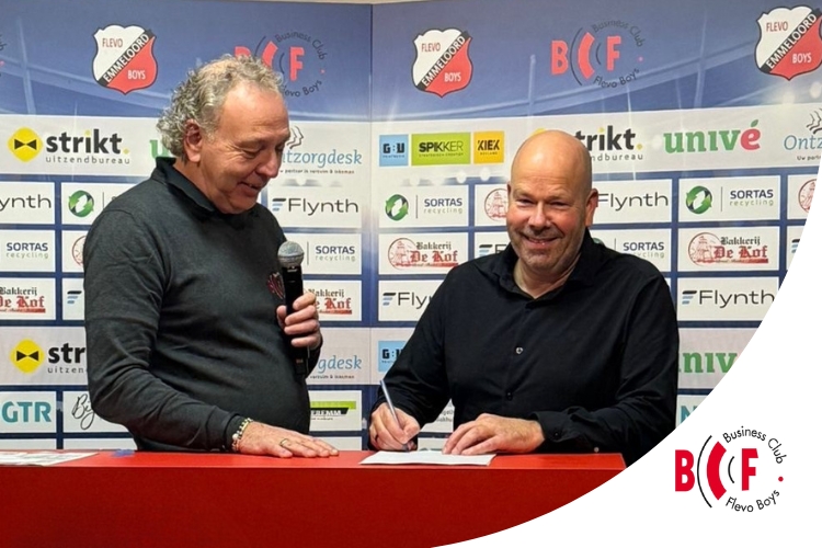 BUS verlengt samenwerking met Business Club Flevo Boys