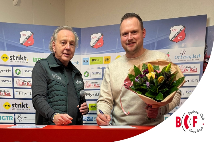 JD Bouw Emmeloord sluit aan bij Business Club Flevo Boys!